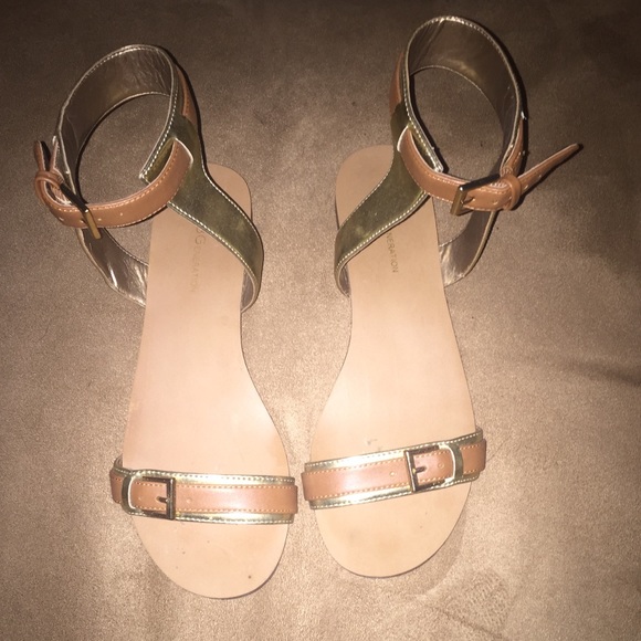 BCBGeneration Shoes - BCBG Cute Gold and Tan Sandals!💛